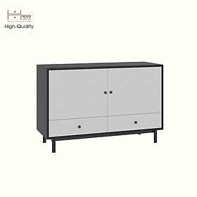 Mua HAPPY FURNITURE   Tủ lưu trữ 2 ngăn kéo 2 cửa mở - LIVIK  TCM_234   110cm x 40cm x 72cm DxRxC