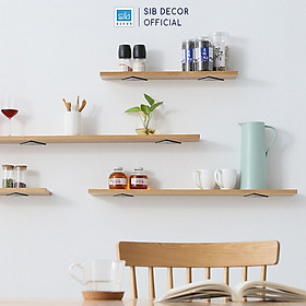 Kệ Gỗ Giá Đỡ Tam Giác Chịu Lực Dài 120cm, Rộng Đến 32cm Thương Hiệu SIB Decor