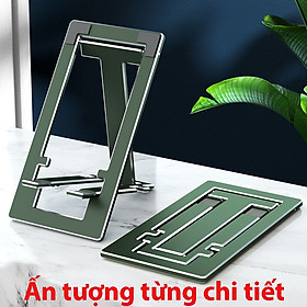 Giá Đỡ Để Bàn Cho Điện Thoại, iPad, Máy Tính Bảng  Hàng Chính Hãng KitAcoom - Chất Liệu Hợp Kim Nhôm Cao Cấp Có Thể Gấp Gọn Và Mang Theo Tiện Dụng 