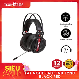 Mua Tai nghe EAGLEND F2NC BLACK RED - Hàng chính hãng