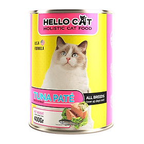 Pate Mèo Vị Cá Ngừ Bắt Vị Dễ Ăn - Hello Cat Tuna Pate 400G