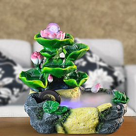 Mua Thác Nước Phong Thủy Nụ Sen Hồng Ngọc Châu