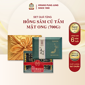 HỒNG SÂM CỦ TẨM MẬT ONG 700G HWANG PUNG JUNG since 1908 - QUÀ TẶNG SỨC KHỎE CAO CẤP