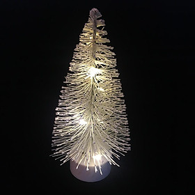 1/12 Dollhouse Miniature Christmas Ornaments LED Light Christmas Tree Accessory