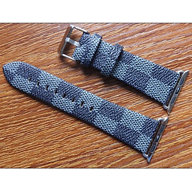 Mua Dây da đeo thay thế cho Apple Watch 38mm / 40mm Kakapi vân LV (ngàm nối màu ngẫu nhiên) - Hàng chính hãng