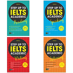 COMBO STEP UP TO IELTS ACADEMIC SPEAKING + LISTENING + READING + WRITING