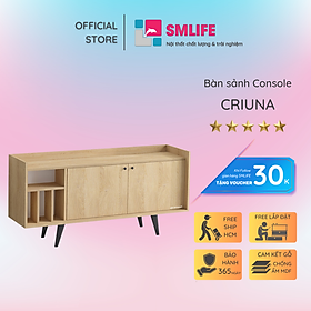 Mua Bàn sảnh ra vào gỗ hiện đại SMLIFE Criuna