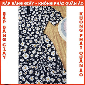 Rập Giấy đầm rút nhún tay phồng mã 1039 (BẢN VẼ)