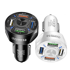 Mua Củ sạc ô tô 4 cổng cao cấp