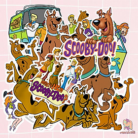 Miếng dán Stickers chủ đề Scooby-doo