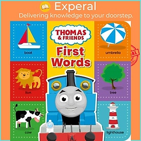 Sách - Thomas & Friends: First Words by Thomas & Friends (UK edition, boardbook)
