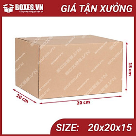 Mua 20x20x15 Combo 50 hộp Carton đóng gói hàng giá tại xưởng