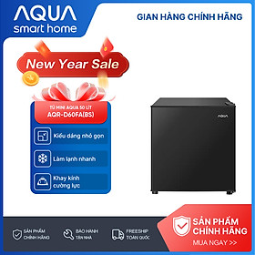 [DAILY] Tủ lạnh Aqua 50 lít AQR-D60FA(BS) - Freeship toàn quốc - Hàng chính hãng