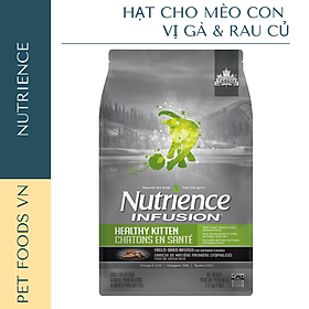 Hạt cho mèo con NUTRIENCE Infusion Kitten vị Gà & Rau củ