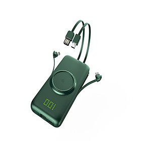 Pin Sạc Dự Phòng Di Động Không Dây 20.000mAh Tích Hợp Cáp Sạc -PWBANKUS06- Hàng Chính Hãng