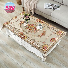 Mua Khăn trải bàn cao cấp chất liệu PVC chống thấm họa tiết hoa văn 3D nổi đẹp sang trọng dễ dàng lau chùi