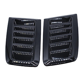 2 Pieces Car Engine Vent Hood Modified Accessory for  Focus RS