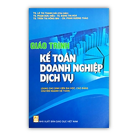 Sách - Giáo Trình Kế Toán Doanh Nghiệp Dịch Vụ (DN)