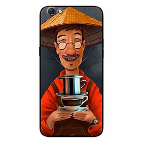 Ốp lưng in cho Oppo F1s Cà Phê Phin