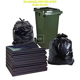 Mua 1KG TÚI RÁC CÔNG NGHIỆP. Túi rác đại cho nhà hàng khách sạn  bệnh viện. Hàng Loại 1 dầy dai.