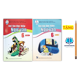Sách - combo bài tập đọc hiểu ngữ văn 6 - tập 1 + 2