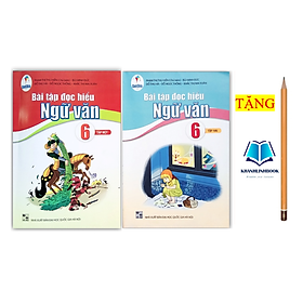 Sách - Combo Bài tập đọc hiểu ngữ văn 6 - tập 1 + 2 ( Cánh Diều )