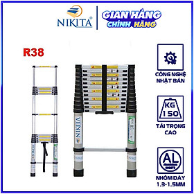 Thang nhôm rút gọn NIKITA - Nhiều kích thước lựa chọn