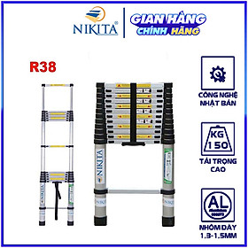 Mua THANG NHÔM RÚT GỌN - NIKITA R38 - CHÍNH HÃNG
