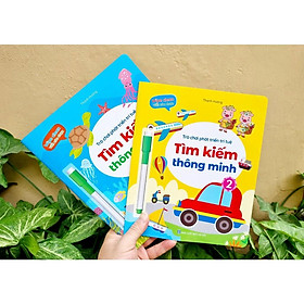 Sét 4 Vở Trò Chơi Nối Số. Tìm Kiếm Thông Minh Luyện Viết Không Sợ Sai Tặng Kèm 2 Bút - MT books