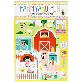 Jigsaw & Book Set - Farmyard Fun