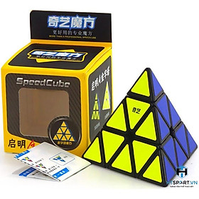 RuBik 3x3 Kim Tự Tháp, Rubik Viền Đen Tam Giác 3 Tầng