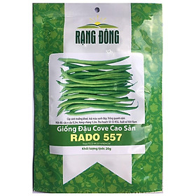 Mua Hạt Giống Đậu Cove Cao Sản RADO 557 - 20gr - Dạng trái thẳng dài  màu xanh mỡ  bóng đẹp  ăn rất ngon và ngọt