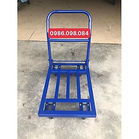 Mua Xe đẩy hàng  xe kéo hàng 4 bánh có thể gập gọn  kích thước 60*90 tải trọng 300kg