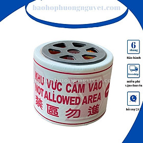 Mua Băng rào cảnh báo  cuộn rào công trình (110m dài)