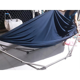 Mua Võng vải kaki khổ rộng 1m6 × 2m55 thắm hút tốt nên dễ sử dụng