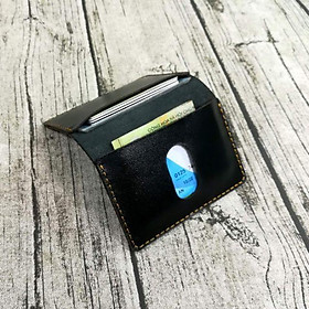 Bóp ví nam mini đựng thẻ và giấy tờ da bò khâu tay MN2920