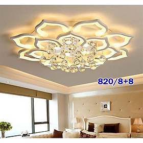 Mua Đèn ốp trần đèn trang trí phòng ngủ phòng khách sảnh 3 chế độ ánh sáng kèm điều khiển từ xa