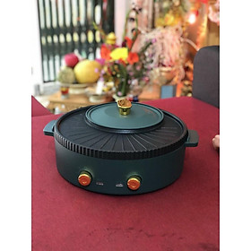 Mua Nồi lẩu nướng đa năng tròn loại to  nhỏ  thích hợp dùng trong bữa ăn  bữa tiệc tại gia