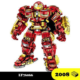 Đồ chơi Lắp ráp Hulkbuster LY 76066, Xếp hình thông minh Superhero Marvel, Mô hình trí tuệ