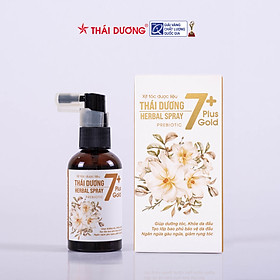 Xịt tóc dược liệu Thái Dương 7 Plus Gold - Sao Thái Dương