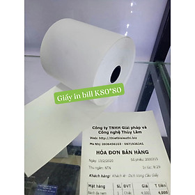 Mua Thùng 50 cuộn Giấy in hóa đơn nhiệt mực đen ngang 80mm cao 80mm