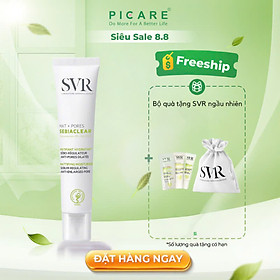 Kem Dưỡng Da Làm Giảm Mụn SVR Sebiaclear Mat + Pores Tuýp 40ml - SMP