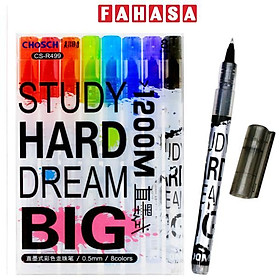 Hộp 8 Bút Gel 8 Màu 0.5 mm - Chosch R499