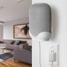 Gắn thời gian cho Google Nest Audio Bluetooth Loa Assistant Phụ kiện Home Smart Home khung cho loa âm thanh Google Nest Bundle: 1PCS Color: White
