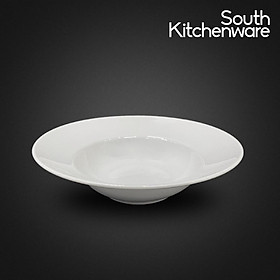 Dĩa vành sâu chất liệu sứ tráng men cao cấp Jasmine Trắng Minh Long 27cm
