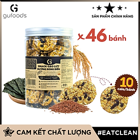 Snack gạo lứt ngũ cốc nguyên hạt GUfoods - Không chiên dầu, Đa dạng hương vị, Thanh đạm, Lành mạnh, Phù hợp Eat clean, Ăn vặt healthy, Tiện lợi, Thuần chay