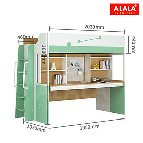 Mua Giường tầng ALALA154 đa năng/ Miễn phí vận chuyển và lắp đặt/ Đổi trả 30 ngày/ Sản phẩm được bảo hành 5 năm từ thương hiệu ALALA/ Chịu lực 700kg