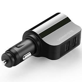 Mua Sạc điện thoại/máy tính bảng 2 cổng USB 2.0 trên ô tô UGREEN CD115 20394 - Hàng chính hãng