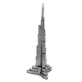 Mô Hình Kim Loại 3D Tự Lắp: Tòa Nhà Buji Khalifa - Mô Hình Giải Trí - Xả Stress, Mô Hình Sưu Tầm, Mô Hình Trang Trí, Quà Tặng Mô Hình