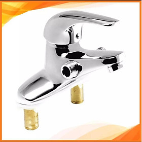 Mua Vòi chậu rửa mặt kiêm vòi hoa sen Caesar nóng lạnh dùng chậu 3 lỗ (Vòi liền sen Caesar) bảo hành 4 5 năm